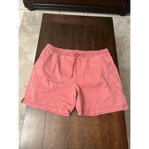 IZOD Saltwater Red Stretch Relaxed Classic Shorts Size 2XL